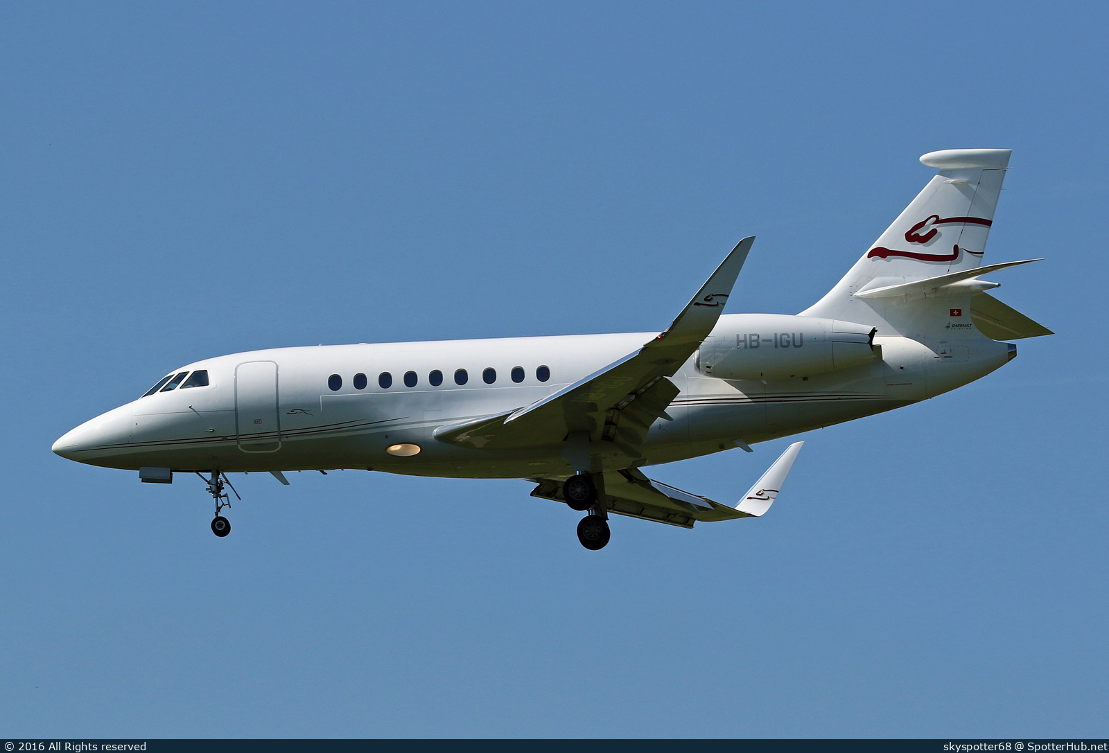 Photo of HB-IGU - Dassault Falcon 2000EX operated by Cat Aviation