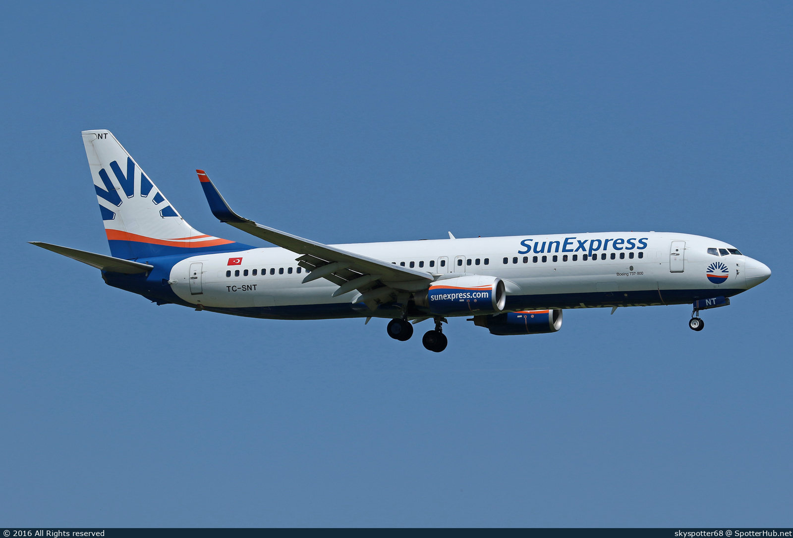 Photo of TC-SNT - Boeing 737-8HC operated by SunExpress