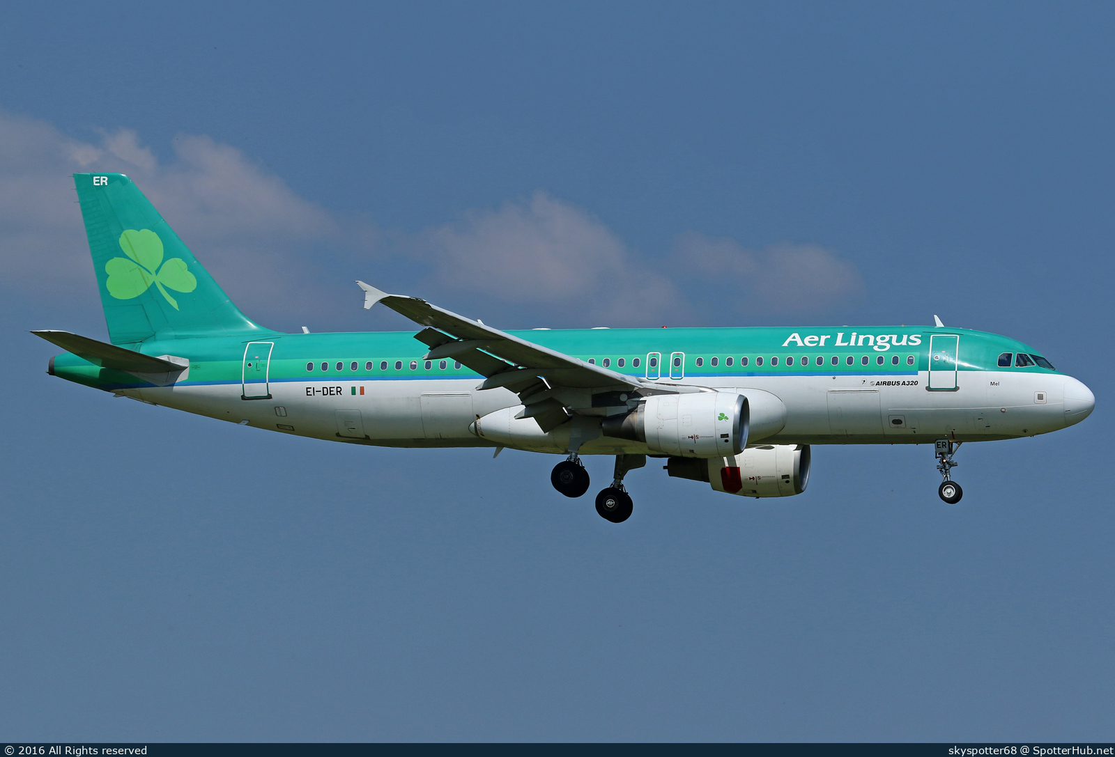 Photo of EI-DER - Airbus A320-214 operated by Aer Lingus