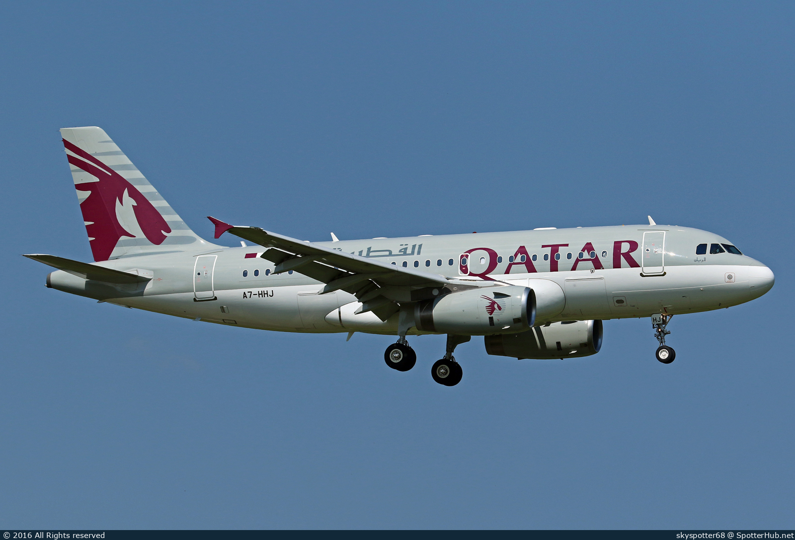 Photo of A7-HHJ - Airbus A319-133(CJ) operated by Qatar Amiri Flight