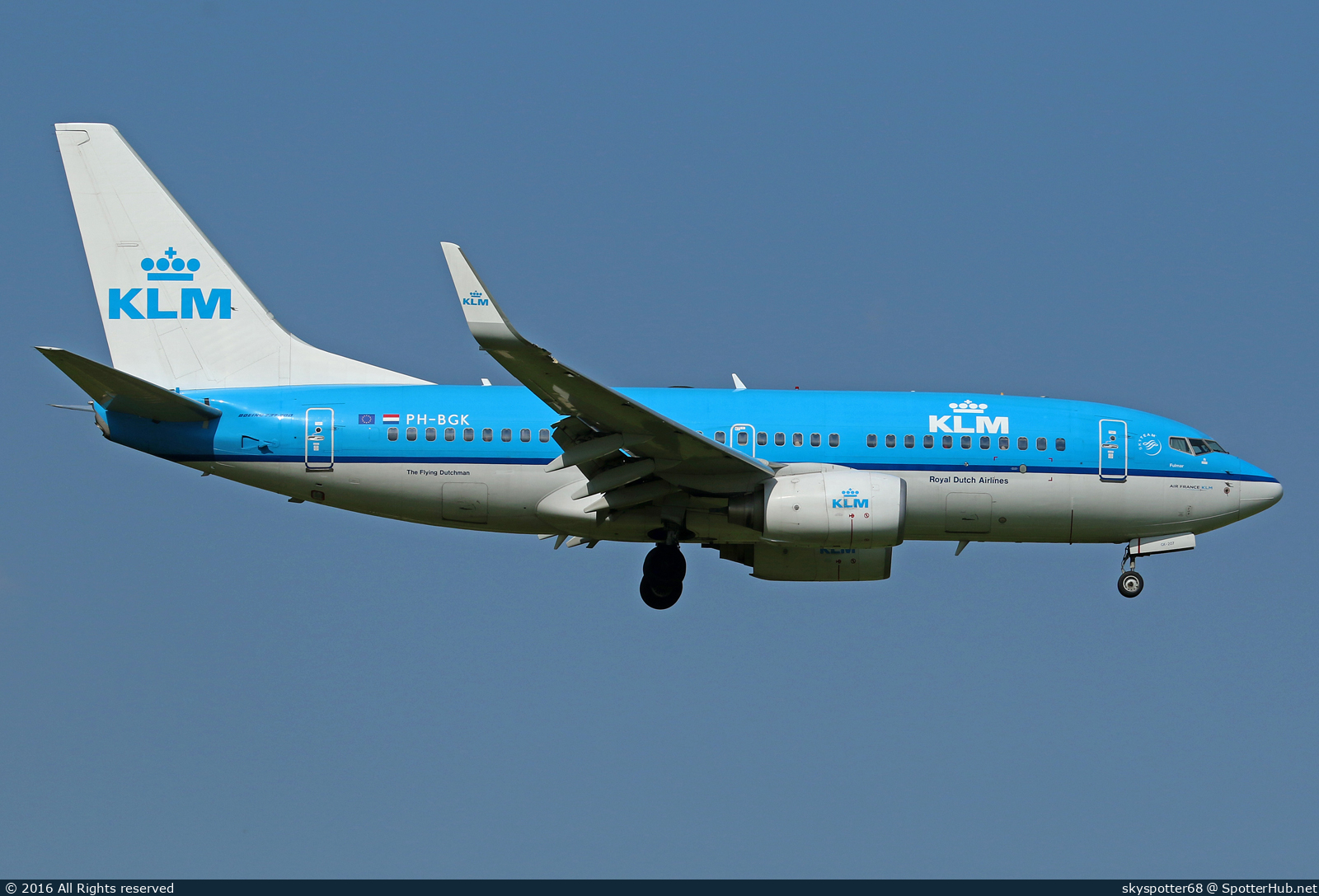 Photo of PH-BGK - Boeing 737-7K2 operated by KLM Royal Dutch Airlines