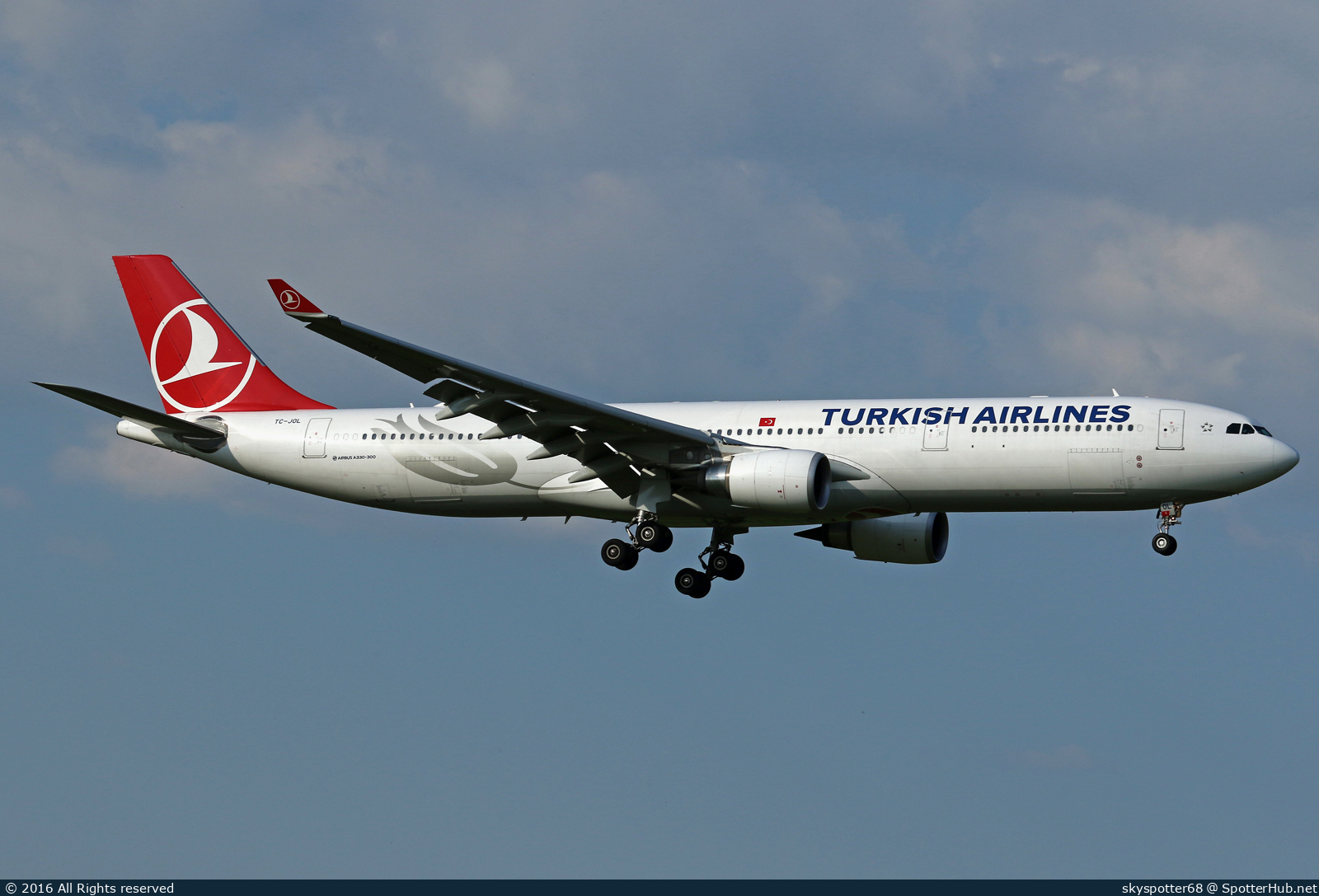 Photo of TC-JOL - Airbus A330-303 operated by Turkish Airlines