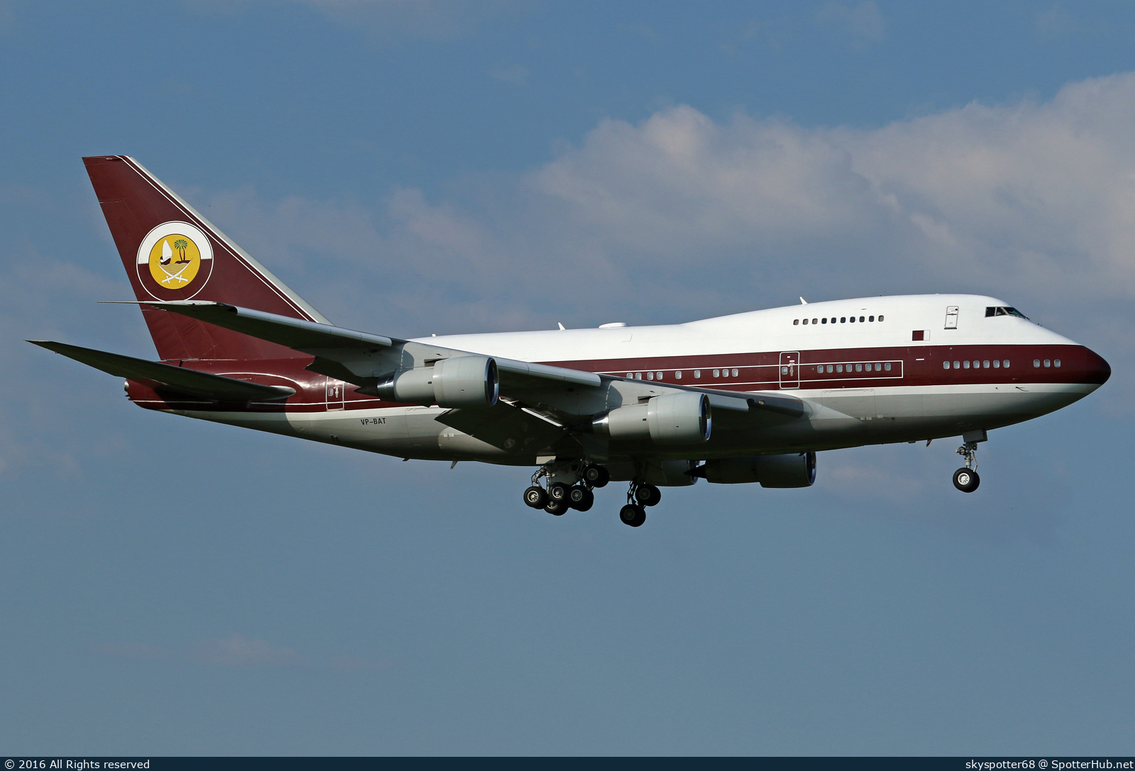Photo of VP-BAT - Boeing 747SP-21 operated by Qatar Amiri Flight (opb Worldwide Aircraft Holding Co.)