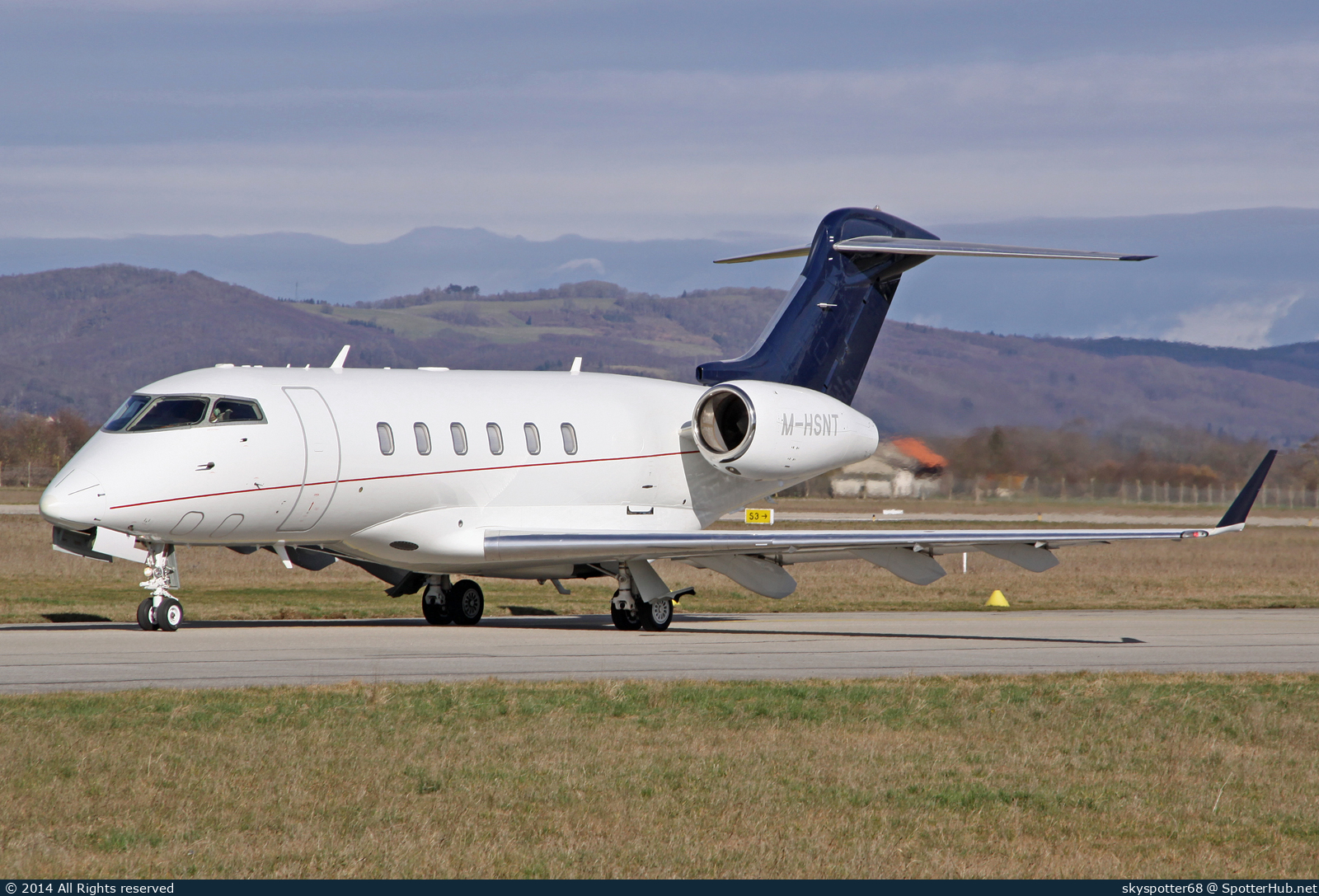 Photo of M-HSNT - Bombardier Challenger 300 operated by Private