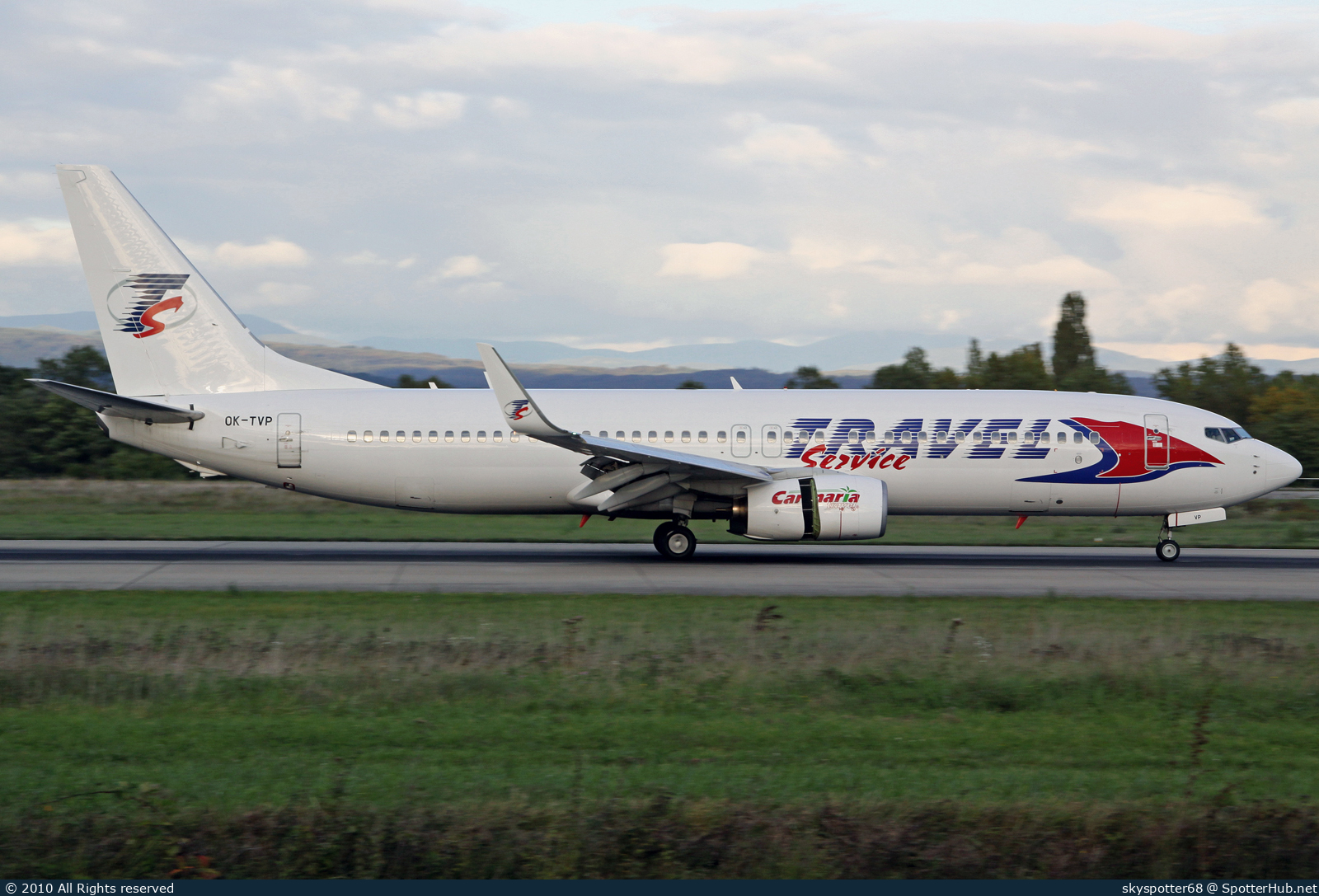 Photo of OK-TVP - Boeing 737-8K5 operated by Travel Service