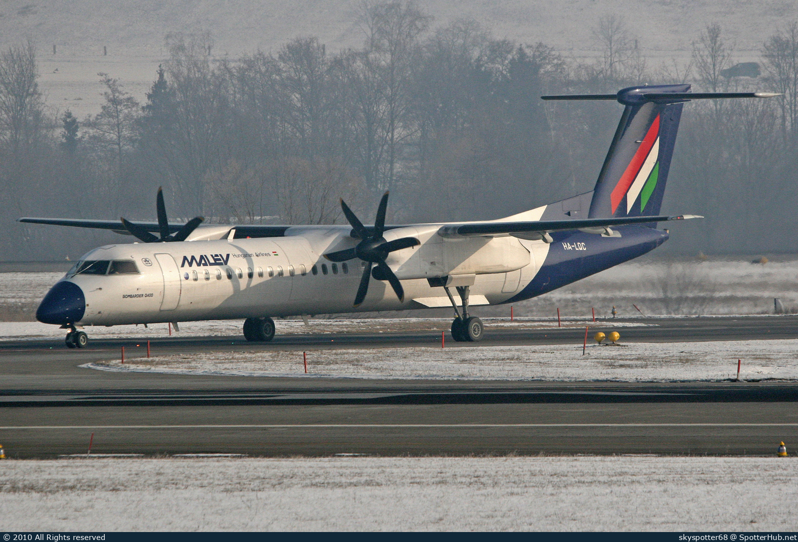 Photo of HA-LQC - Bombardier DHC-8-402 Dash 8 Q400 operated by Malév Hungarian Airlines