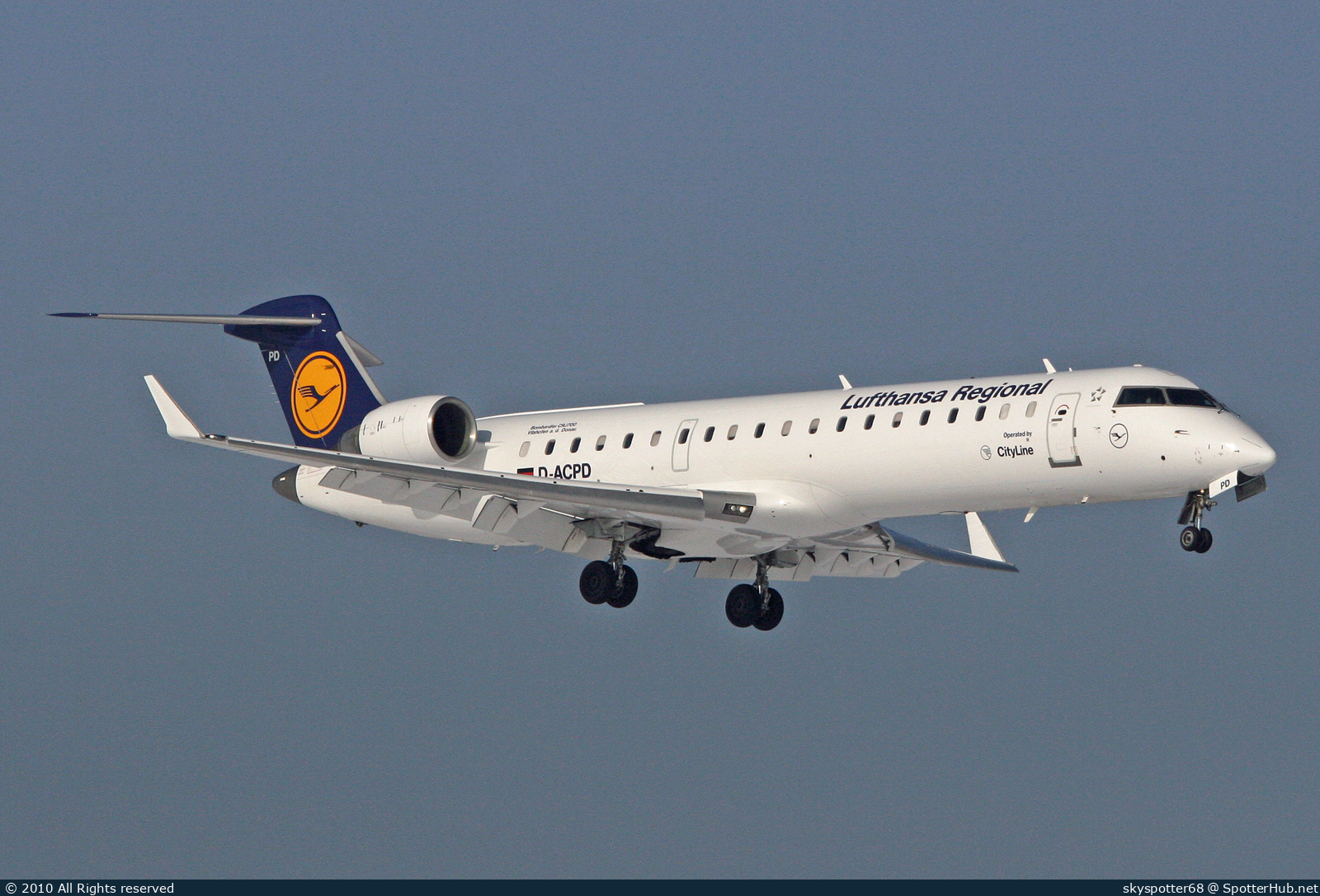 Photo of D-ACPD - Bombardier CRJ-701ER operated by Lufthansa CityLine