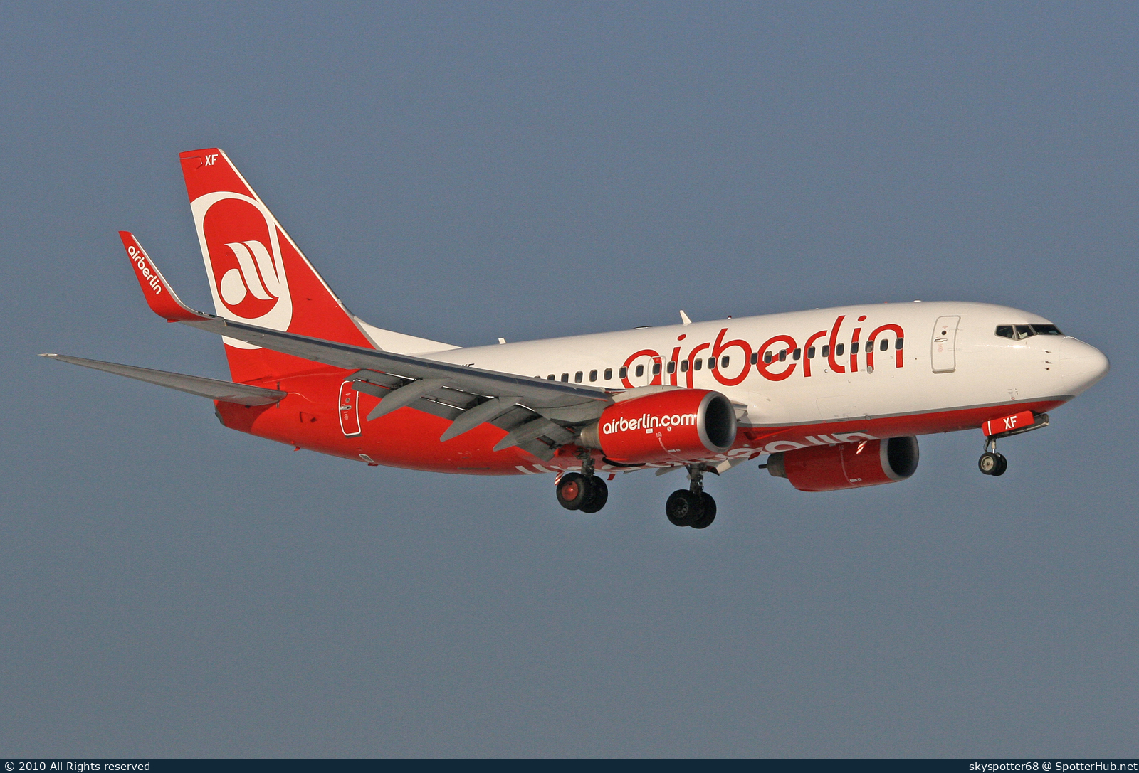 Photo of D-AHXF - Boeing 737-7K5 operated by Air Berlin (opb TUIfly)