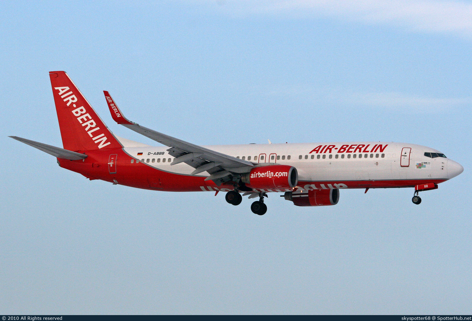 Photo of D-ABBB - Boeing 737-86J operated by Air Berlin