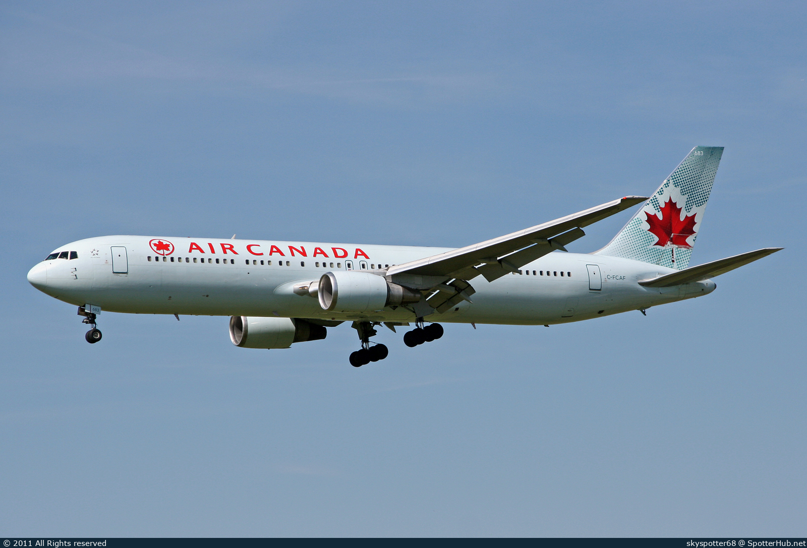 Photo of C-FCAF - Boeing 767-375(ER) operated by Air Canada