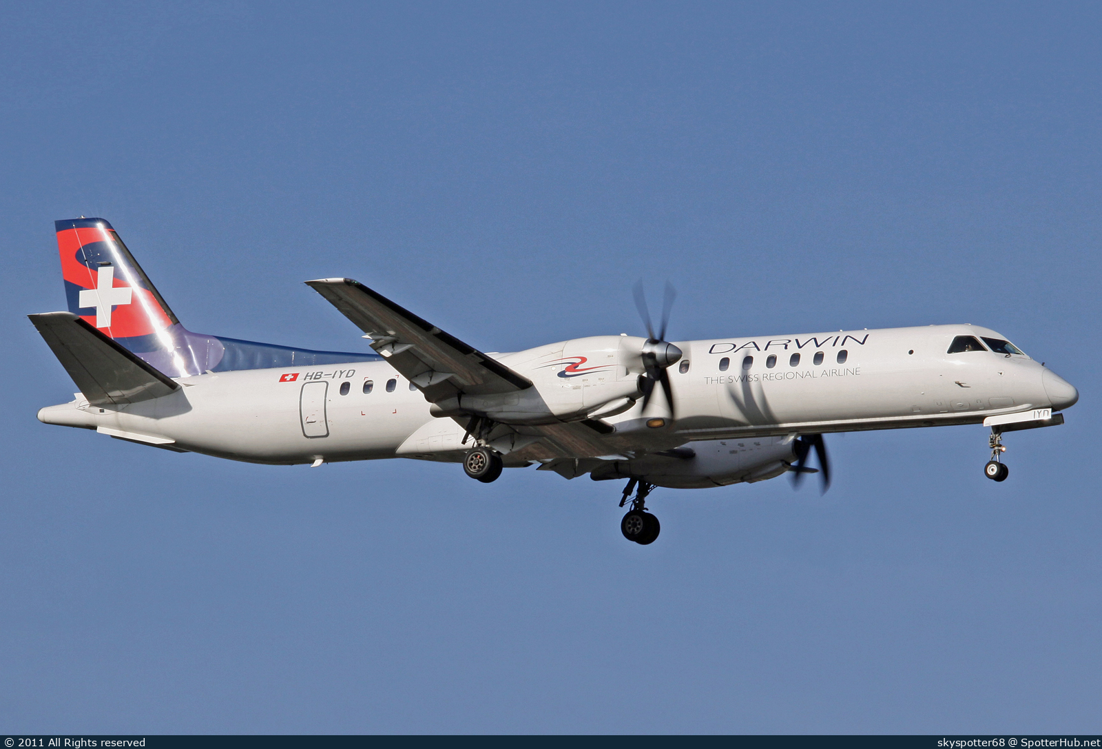 Photo of HB-IYD - Saab 2000 operated by Darwin Airline