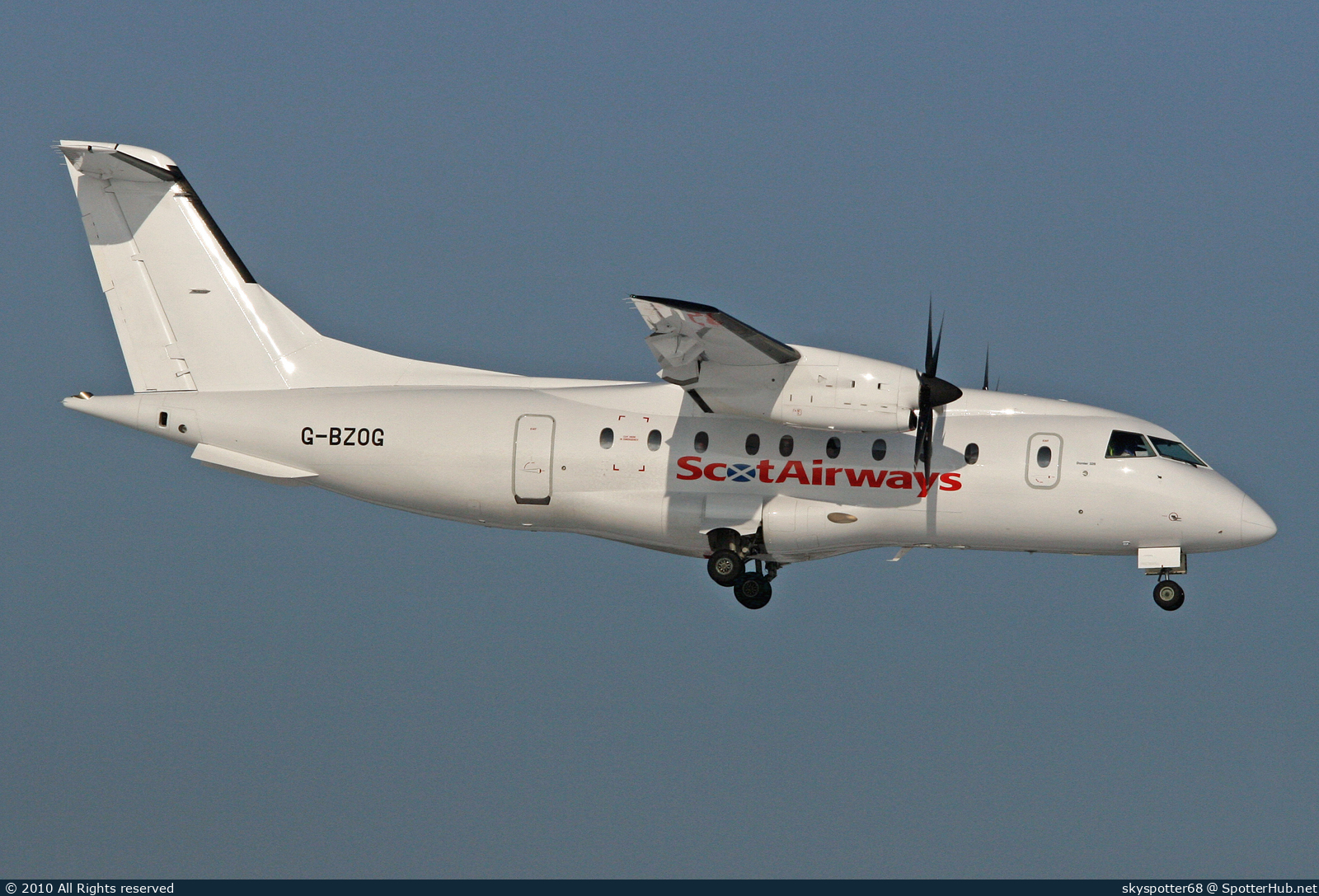 Photo of G-BZOG - Dornier 328-110 operated by ScotAirways
