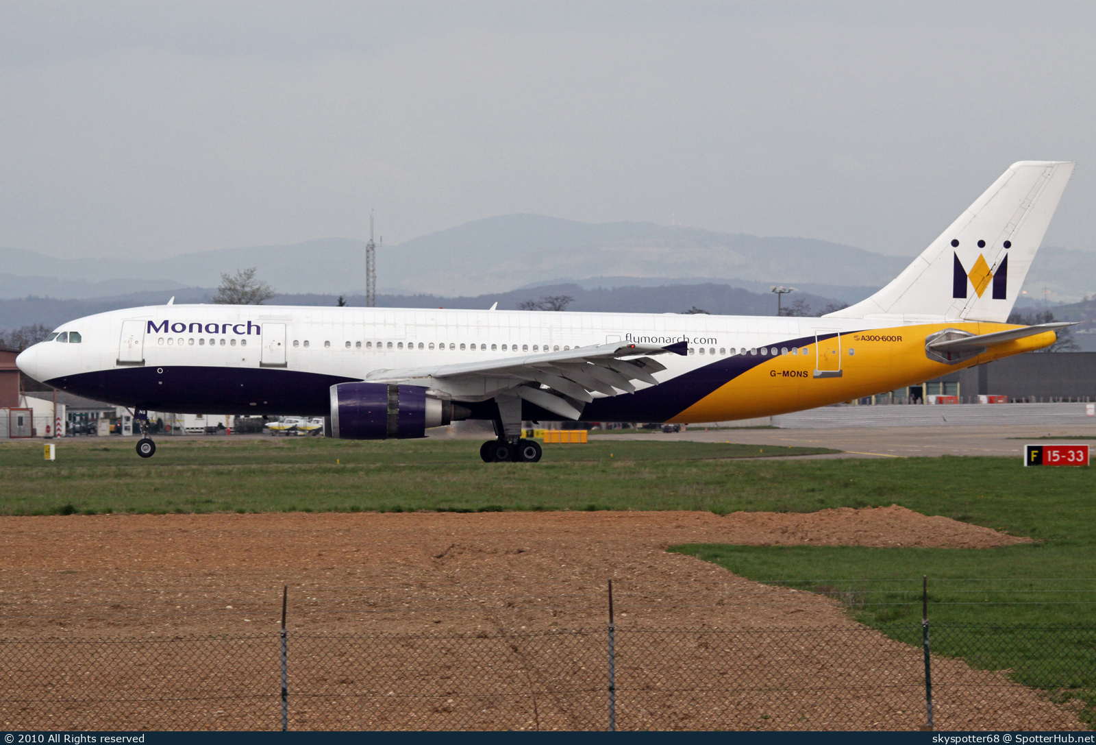 Photo of G-MONS - Airbus A300B4-605R operated by Monarch Airlines