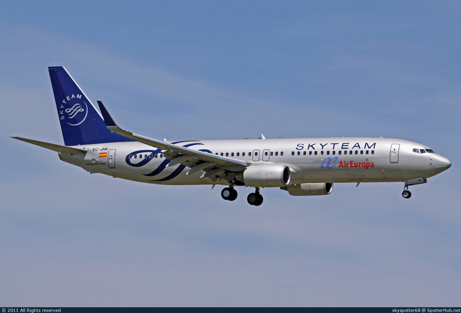 Photo of EC-JHK - Boeing 737-85P operated by Air Europa
