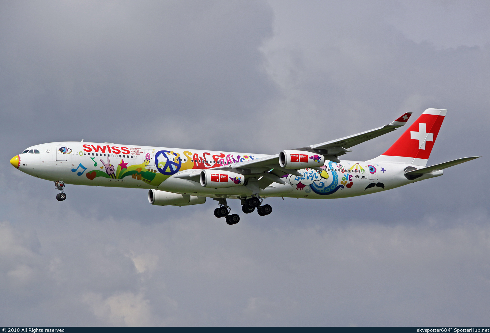 Photo of HB-JMJ - Airbus A340-313 operated by Swiss International Air Lines