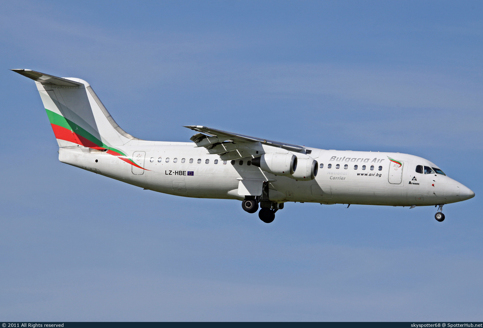 Photo of LZ-HBE - British Aerospace 146-300 operated by Bulgaria Air (opb Hemus Air)
