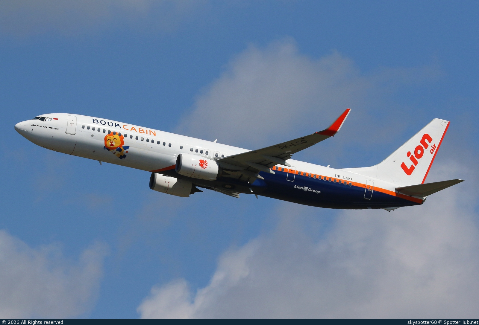 Photo of PK-LSO - Boeing 737-9GP(ER) operated by Lion Air