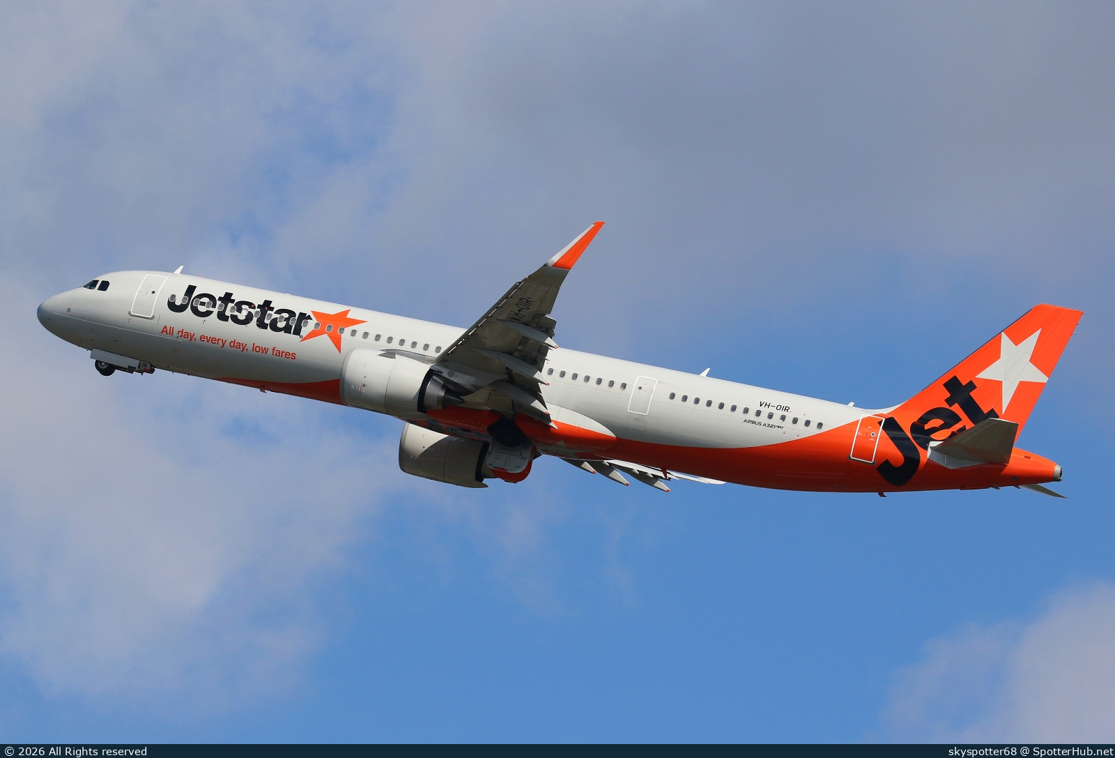 Photo of VH-OIR - Airbus A321-251NX operated by Jetstar Airways