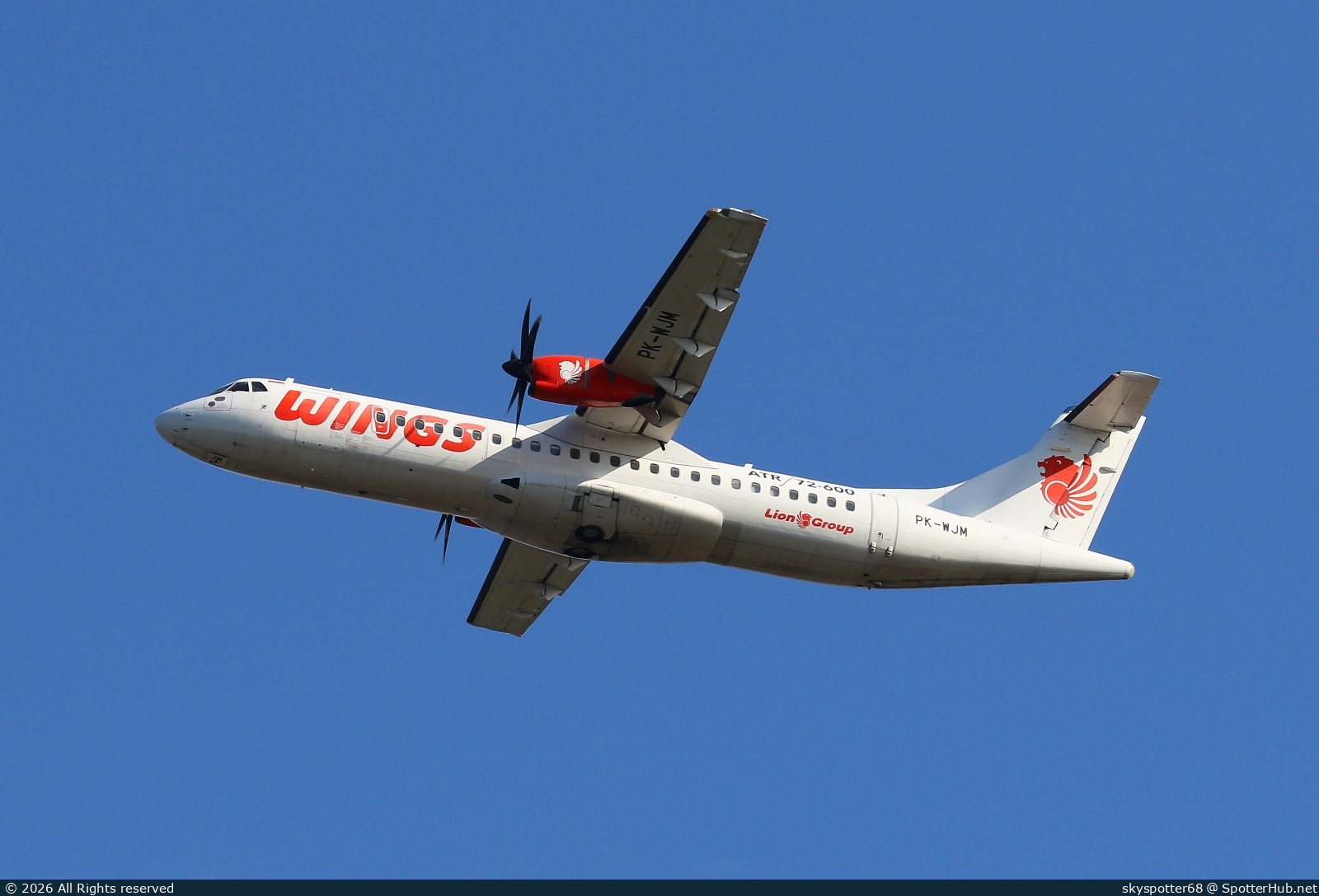 Photo of PK-WJM - ATR 72-600 operated by Wings Air