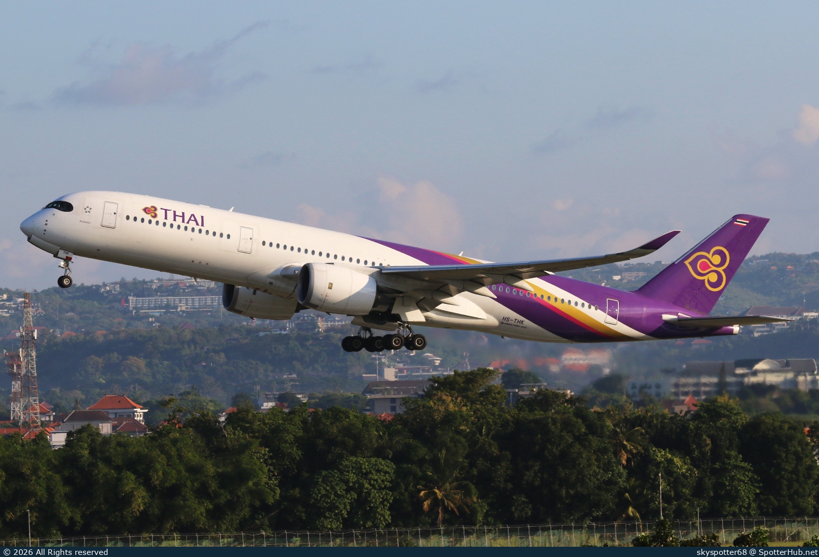 Photo of HS-THK - Airbus A350-941 operated by Thai Airways International