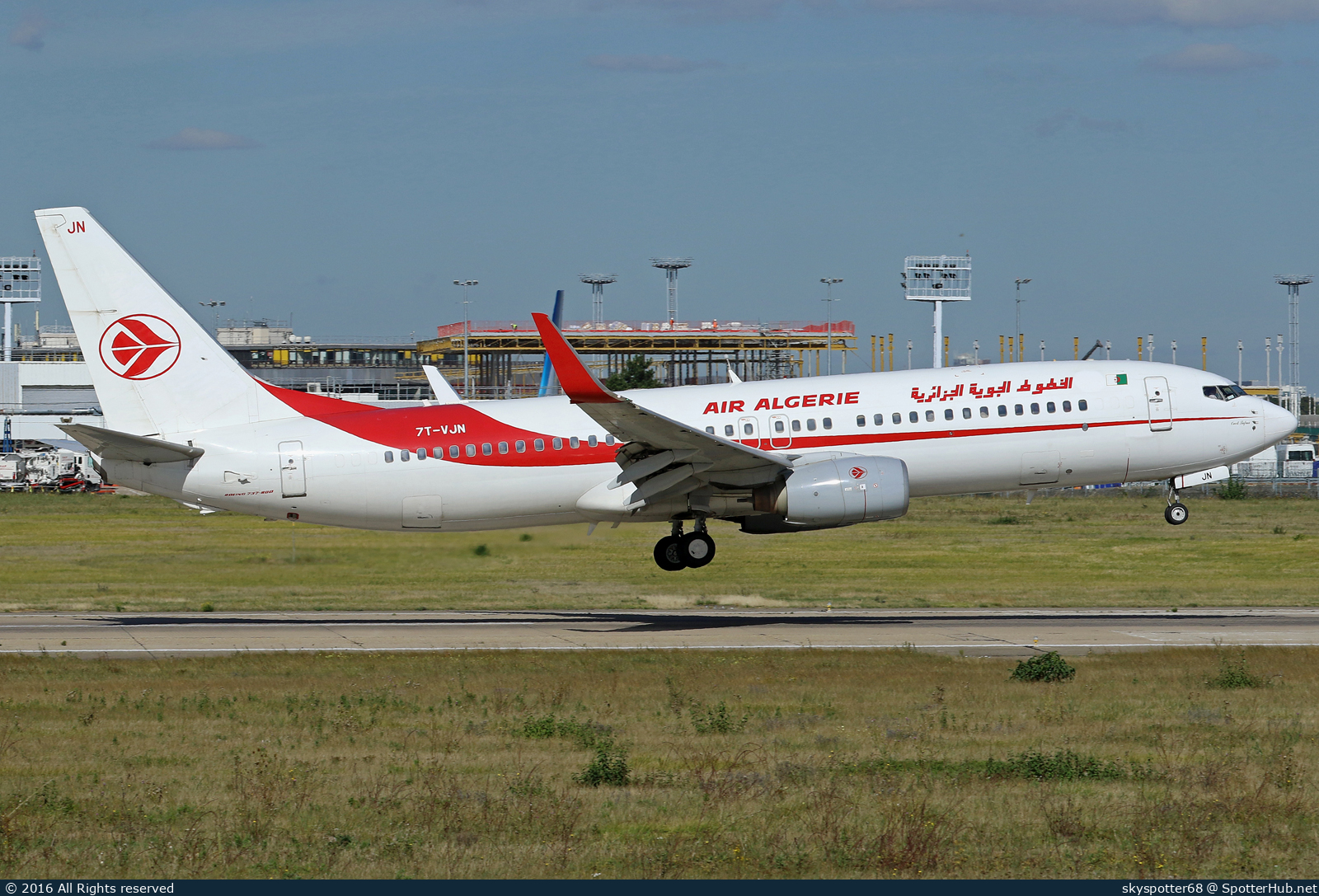 Photo of 7T-VJN - Boeing 737-8D6 operated by Air Algérie