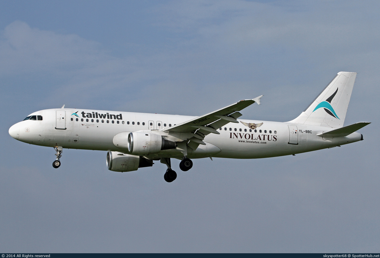 Photo of YL-BBC - Airbus A320-211 operated by Tailwind Airlines (opb SmartLynx Airlines)