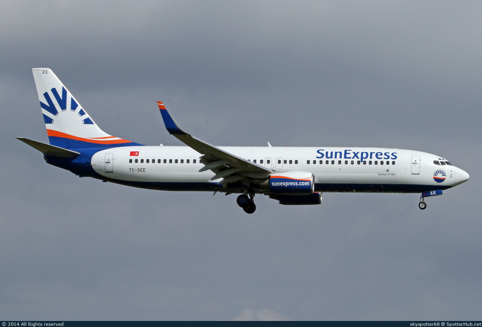 Photo of TC-SEE - Boeing 737-8CX operated by SunExpress