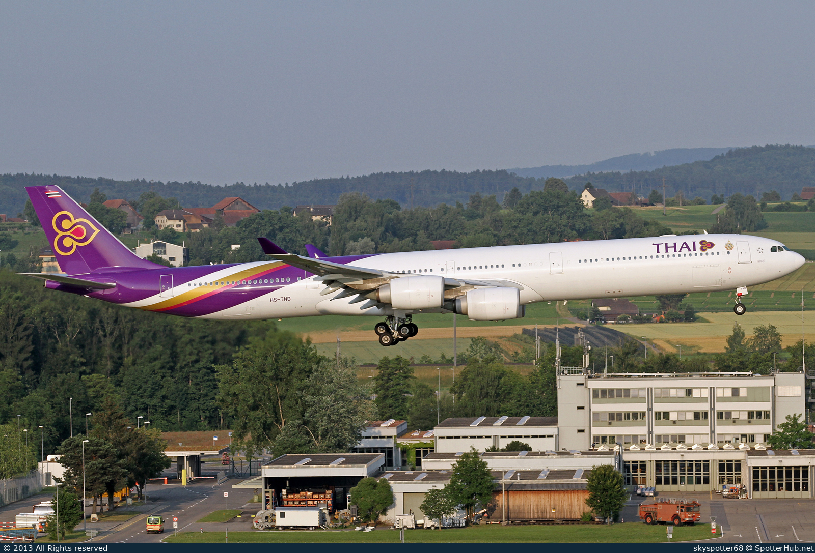 Photo of HS-TND - Airbus A340-642 operated by Thai Airways International