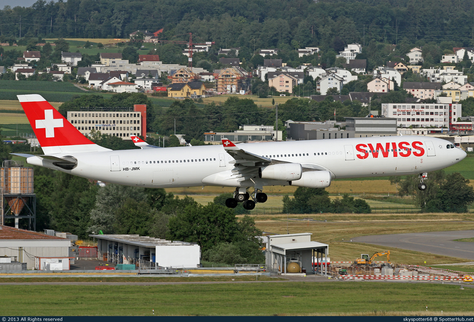 Photo of HB-JMK - Airbus A340-313 operated by Swiss International Air Lines