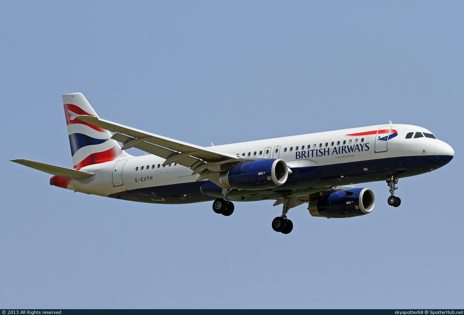 Photo of G-EUYH - Airbus A320-232 operated by British Airways