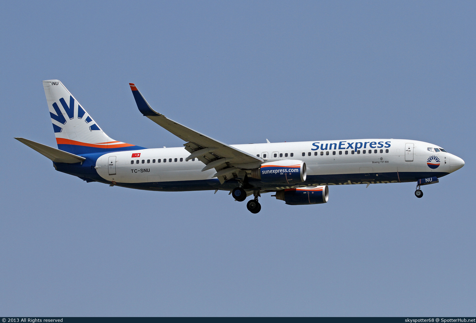 Photo of TC-SNU - Boeing 737-8HC operated by SunExpress