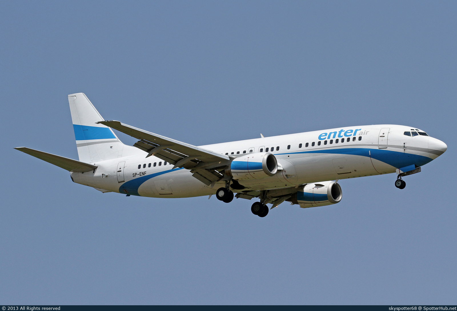 Photo of SP-ENF - Boeing 737-4C9 operated by Enter Air