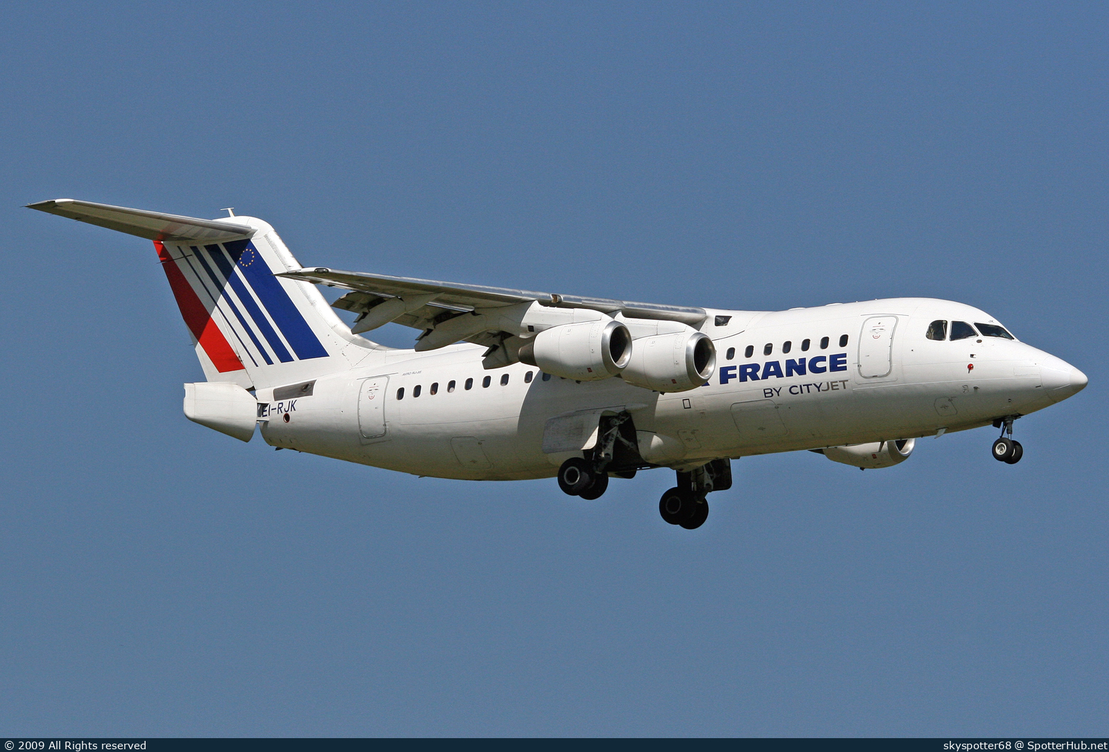 Photo of EI-RJK - British Aerospace Avro RJ85 operated by Air France (opb CityJet)