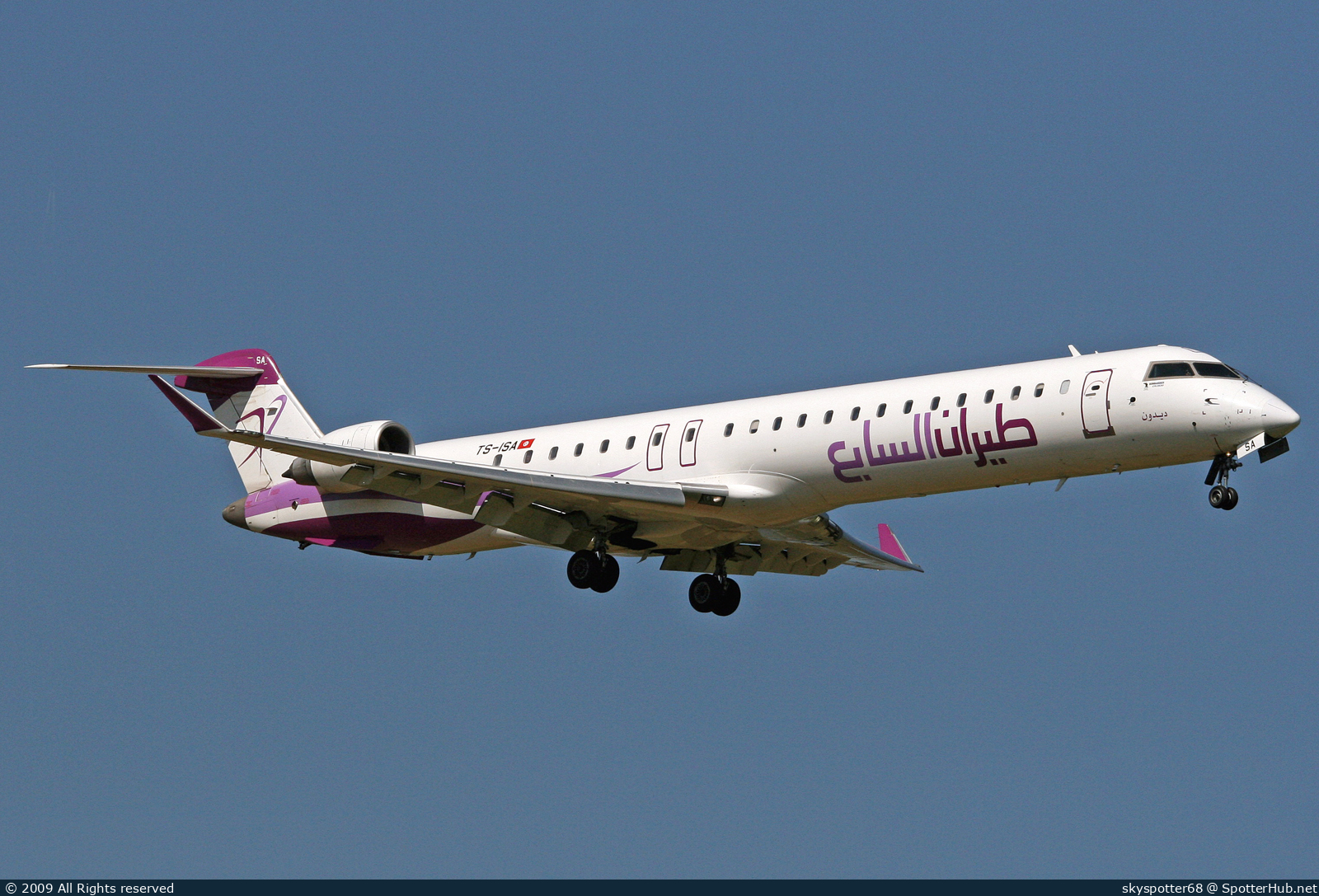 Photo of TS-ISA - Bombardier CRJ-900ER operated by SevenAir