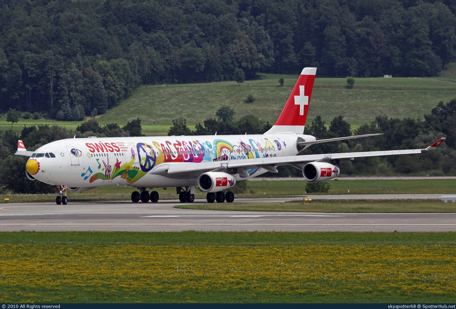 Photo of HB-JMJ - Airbus A340-313 operated by Swiss International Air Lines