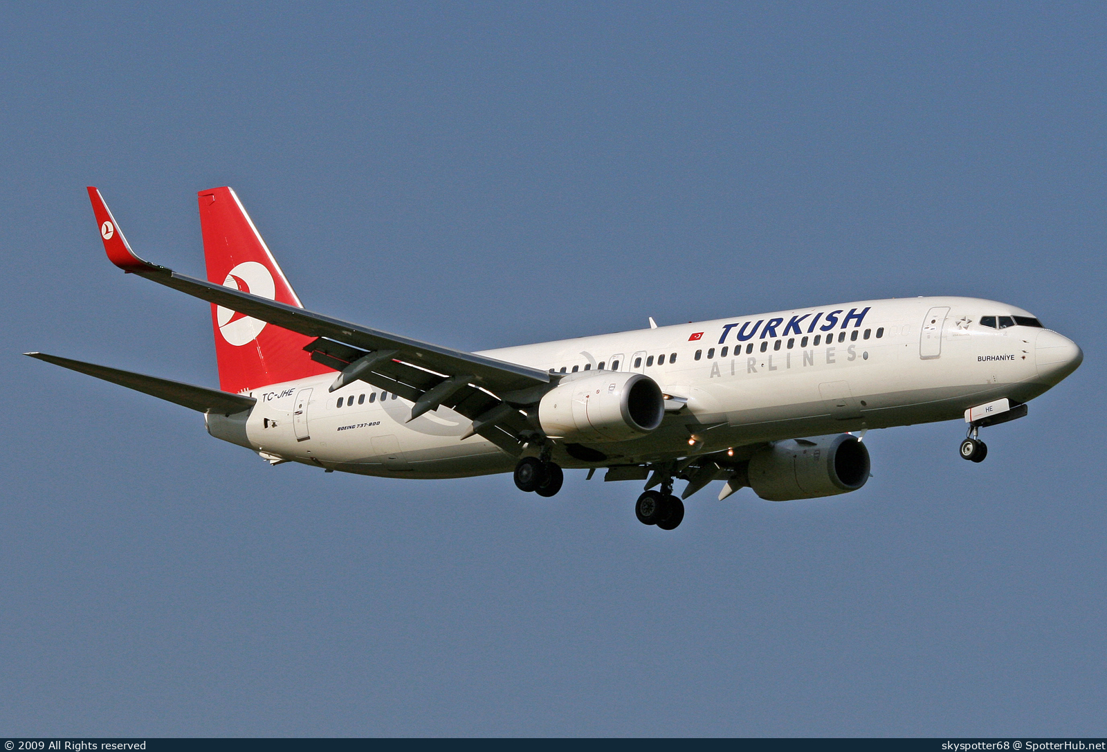 Photo of TC-JHE - Boeing 737-8F2 operated by Turkish Airlines