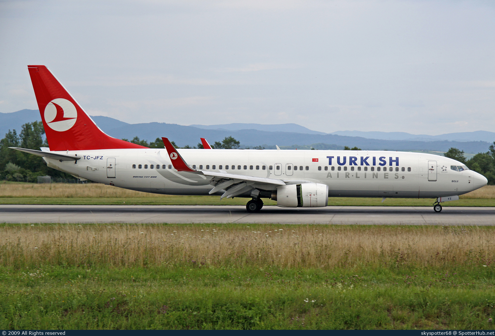 Photo of TC-JFZ - Boeing 737-8F2 operated by Turkish Airlines