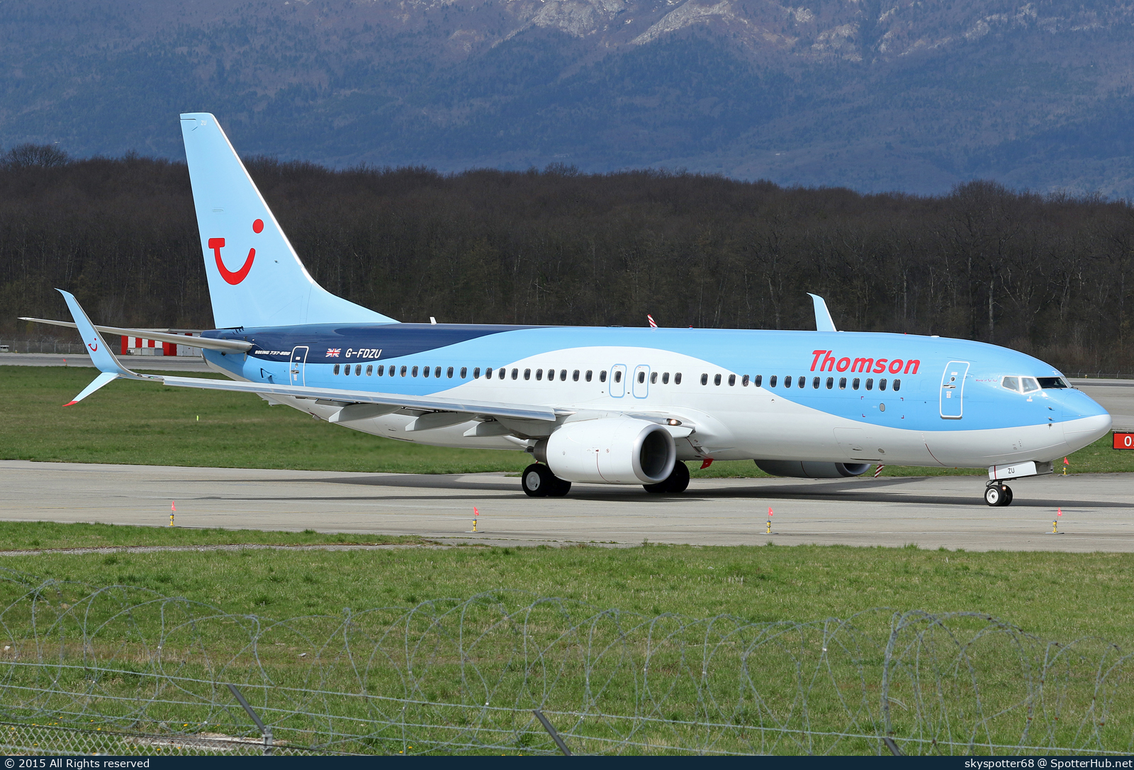 Photo of G-FDZU - Boeing 737-8K5 operated by Thomson Airways