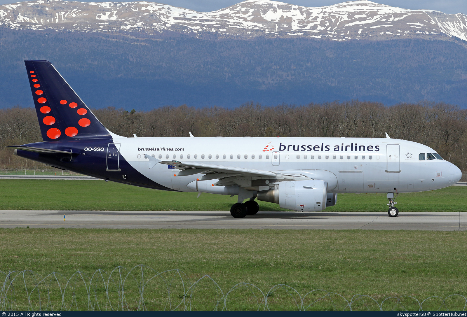 Photo of OO-SSQ - Airbus A319-112 operated by Brussels Airlines