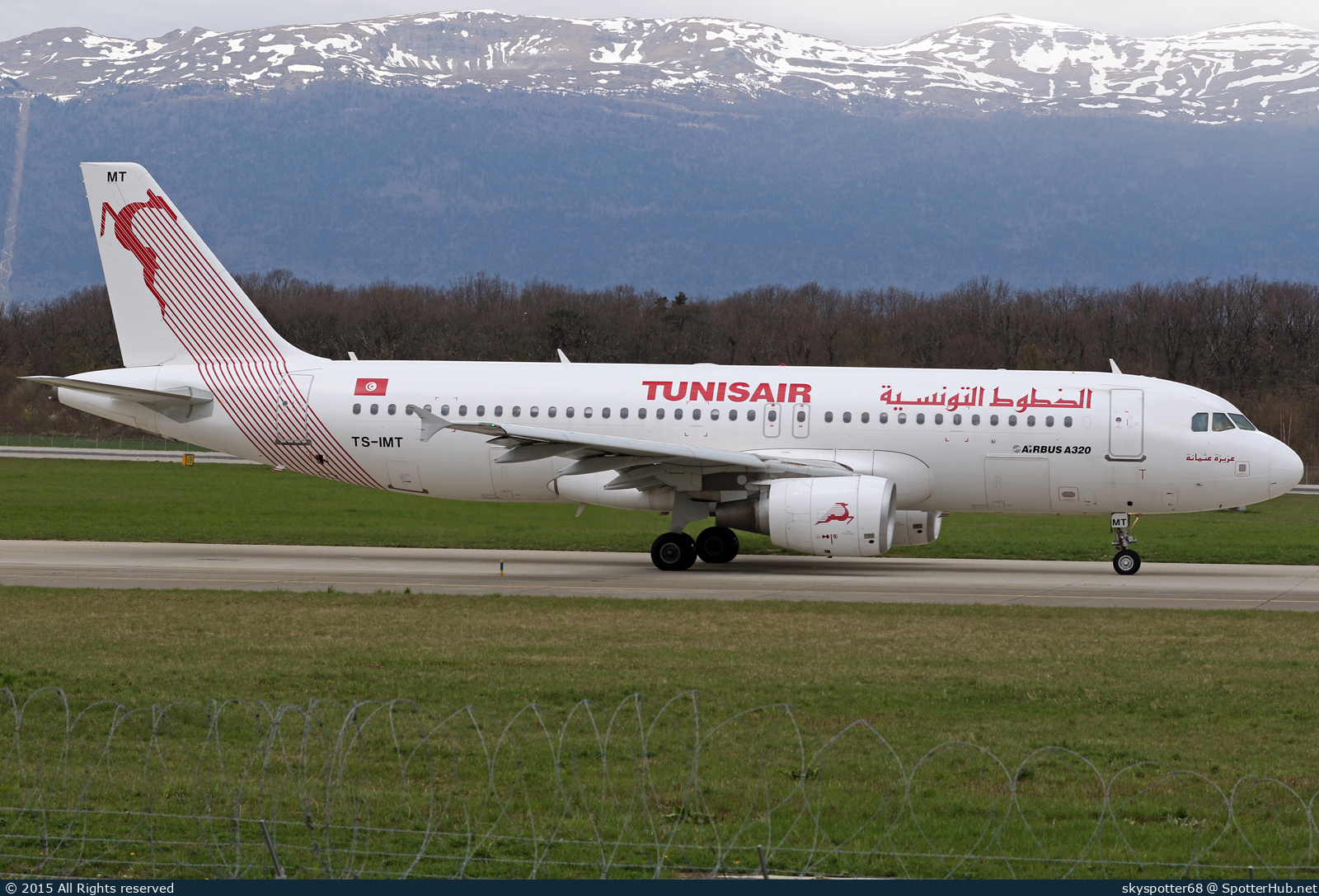 Photo of TS-IMT - Airbus A320-214 operated by Tunisair