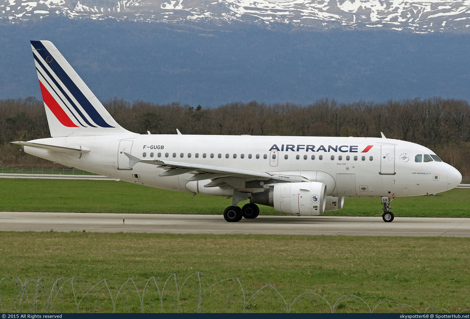 Photo of F-GUGB - Airbus A318-111 operated by Air France
