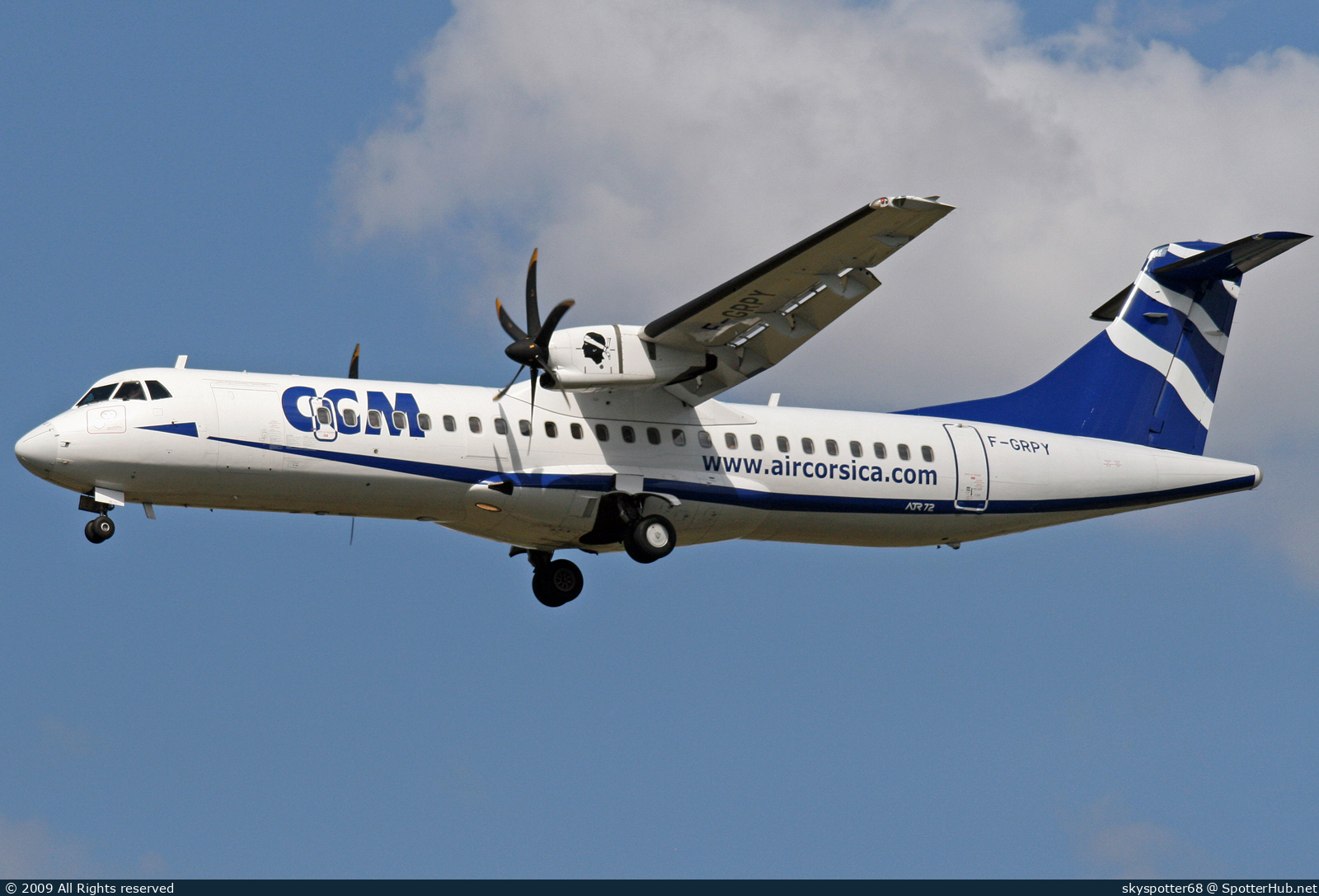 Photo of F-GRPY - ATR 72-500 operated by CCM Airlines