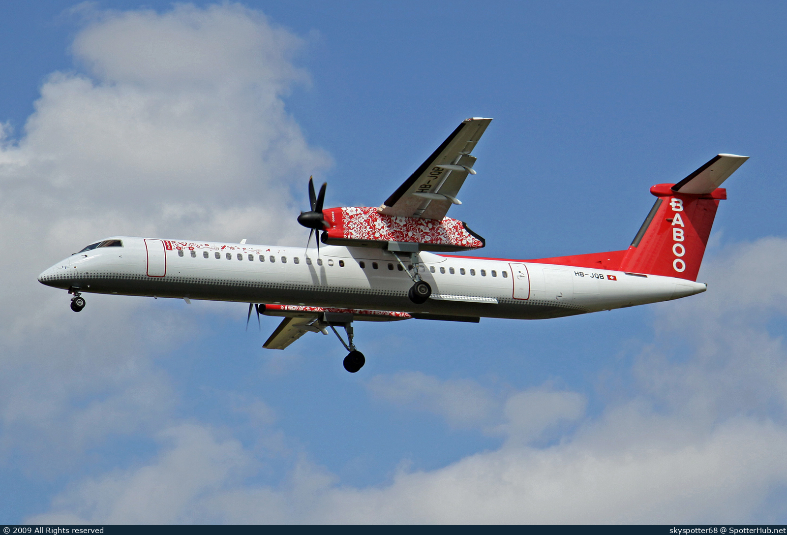 Photo of HB-JQB - Bombardier DHC-8-402 Dash 8 Q400 operated by Flybaboo