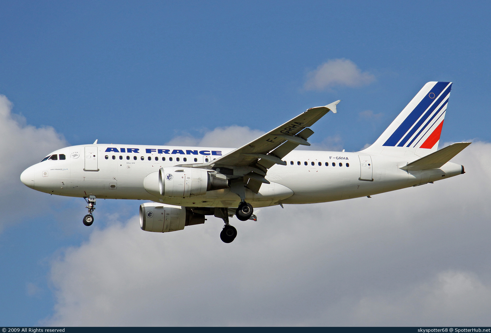 Photo of F-GRHA - Airbus A319-111 operated by Air France