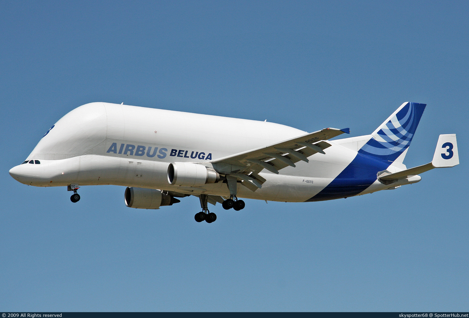 Photo of F-GSTC - Airbus A300-608ST Beluga operated by Airbus Transport International