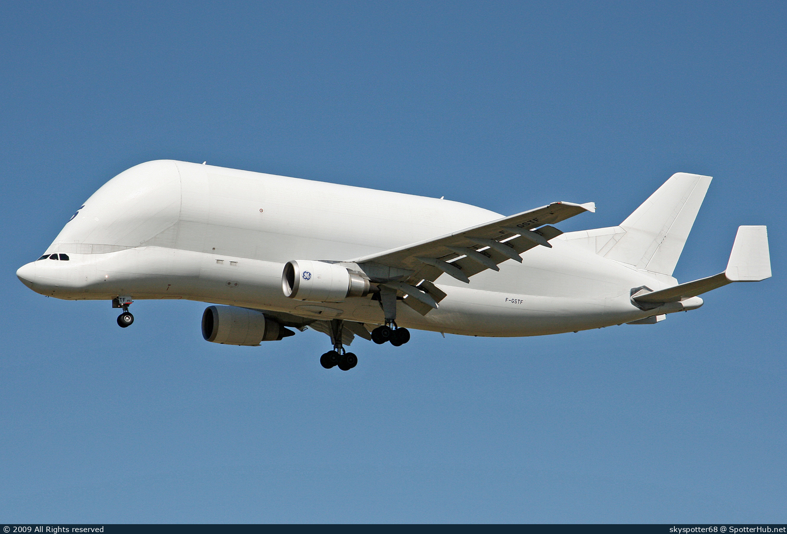 Photo of F-GSTF - Airbus A300-608ST Beluga operated by Airbus Transport International