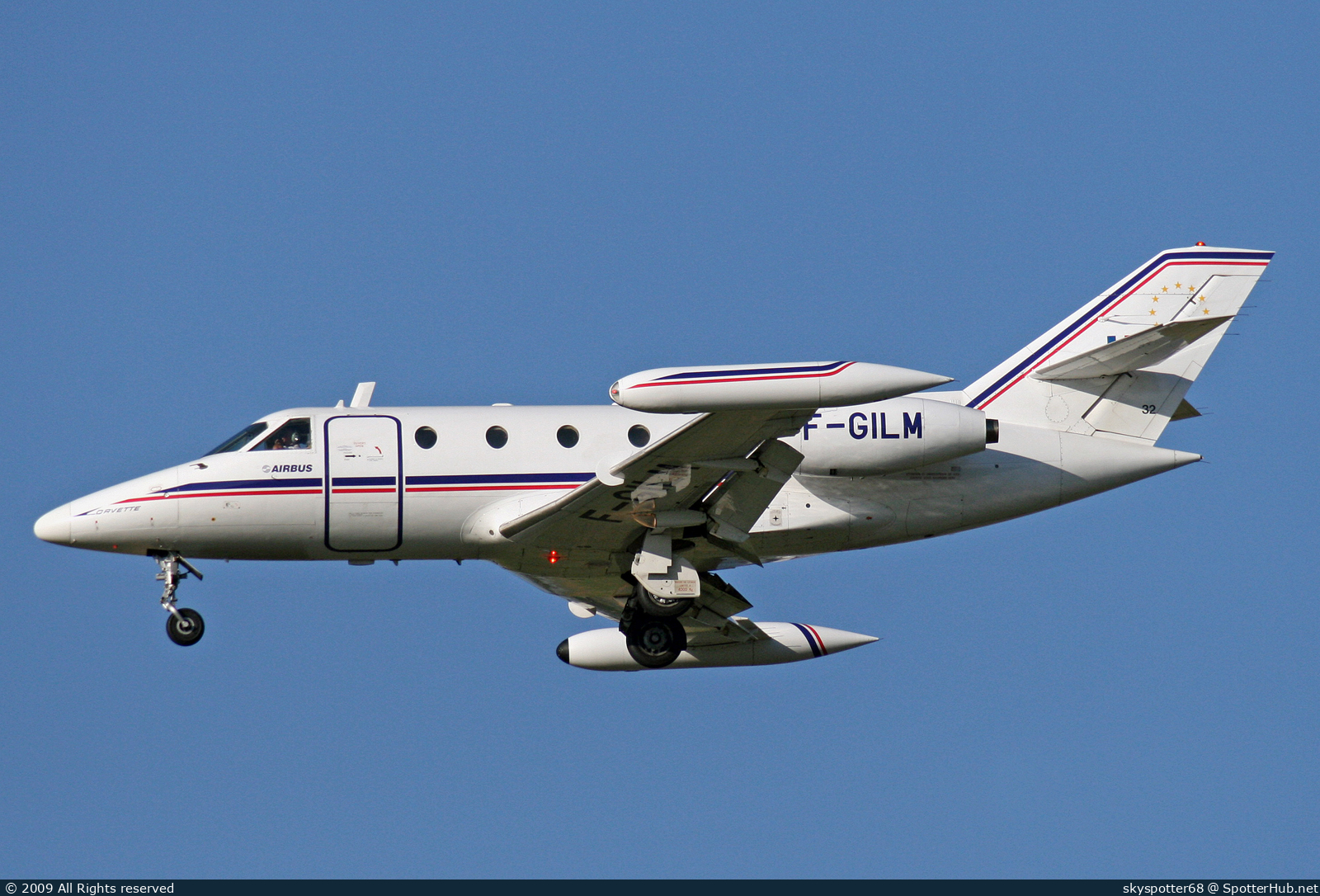 Photo of F-GILM - Aérospatiale SN 601 Corvette operated by Airbus Industrie
