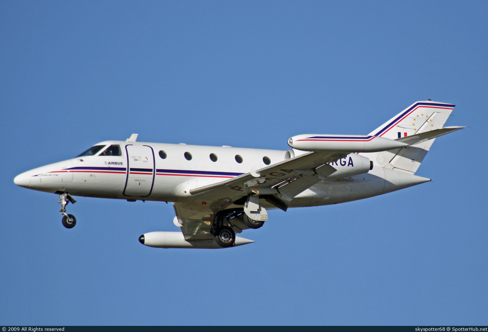 Photo of F-GKGA - Aérospatiale SN 601 Corvette operated by Airbus Industrie