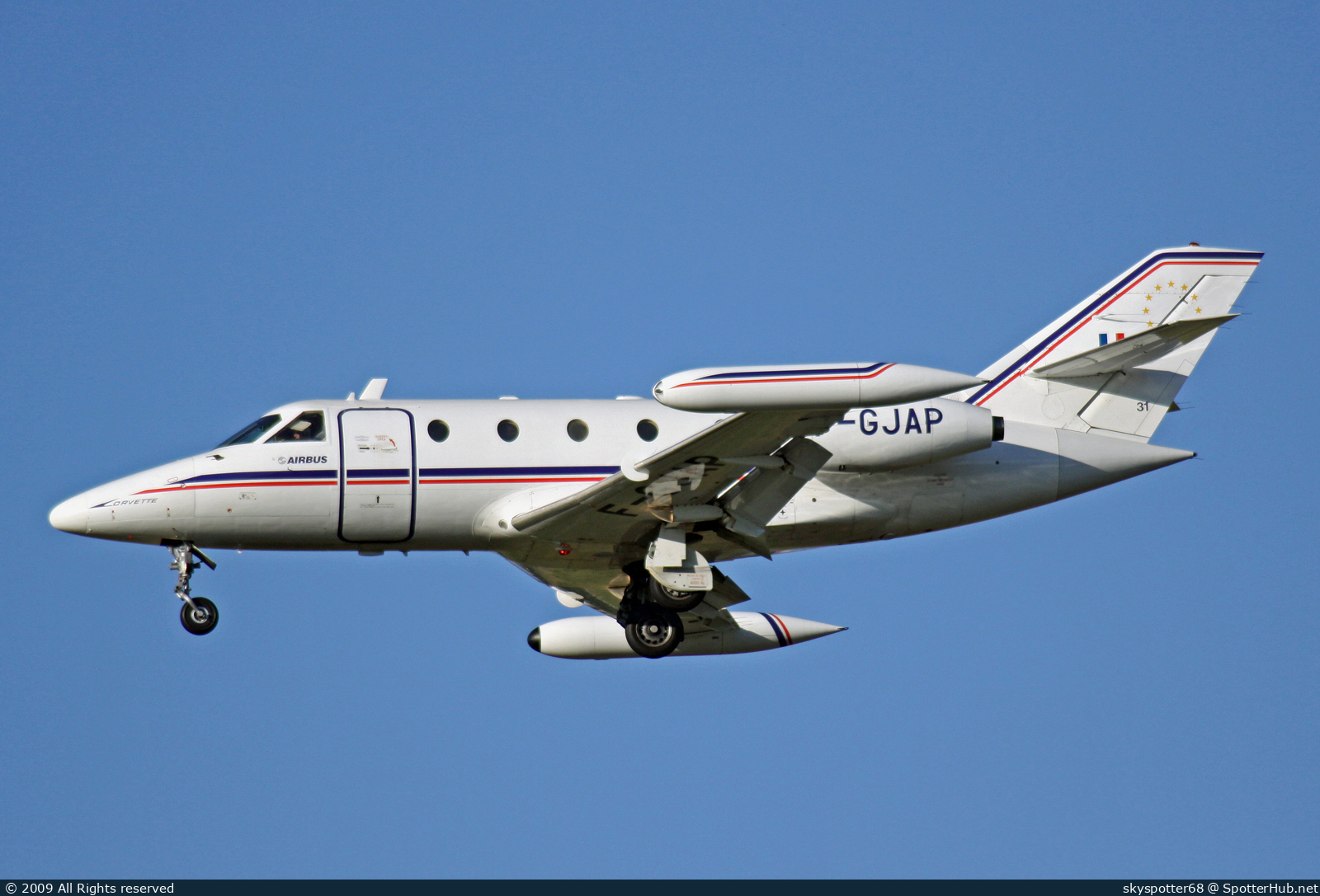 Photo of F-GJAP - Aérospatiale SN 601 Corvette operated by Airbus Industrie