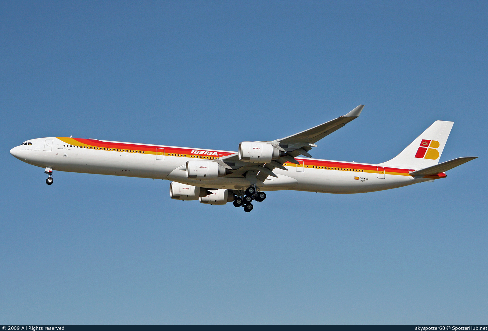 Photo of F-WWCG - Airbus A340-642 operated by Iberia